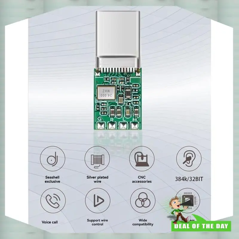 24-Hour Delivery ALC5686 USB Type C Earbuds DAC Headphone Amp With 3.5Mm Output Snr124db PCM 32Bit/384Khz For Android Window