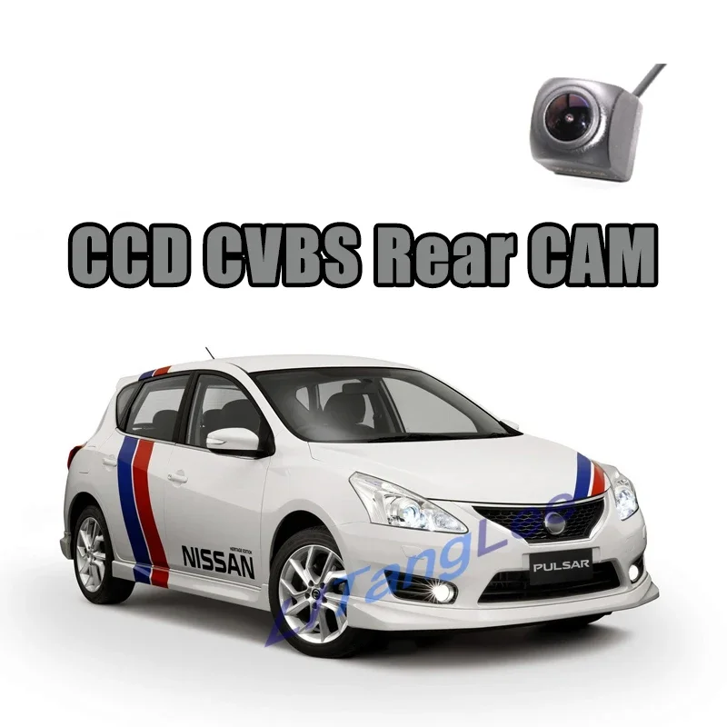 For Nissan Pulsar 2009~2014 Car Rear View Camera CCD CVBS 720P Reverse Night Vision WaterPoof Parking Backup CAM