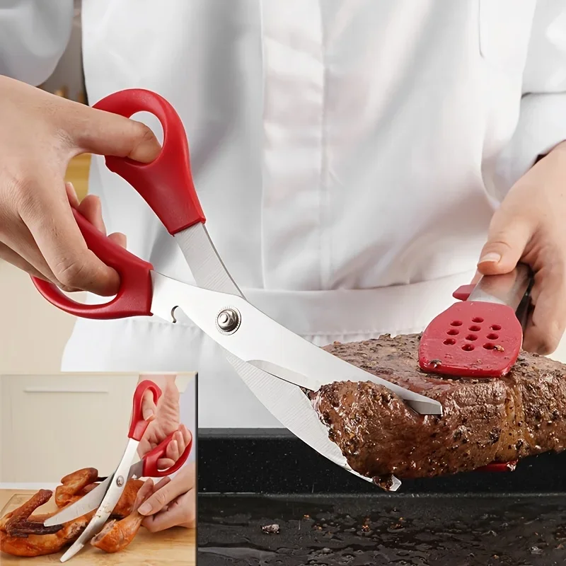 Korean Barbecue Scissors Stainless Steel Kitchen Scissors No