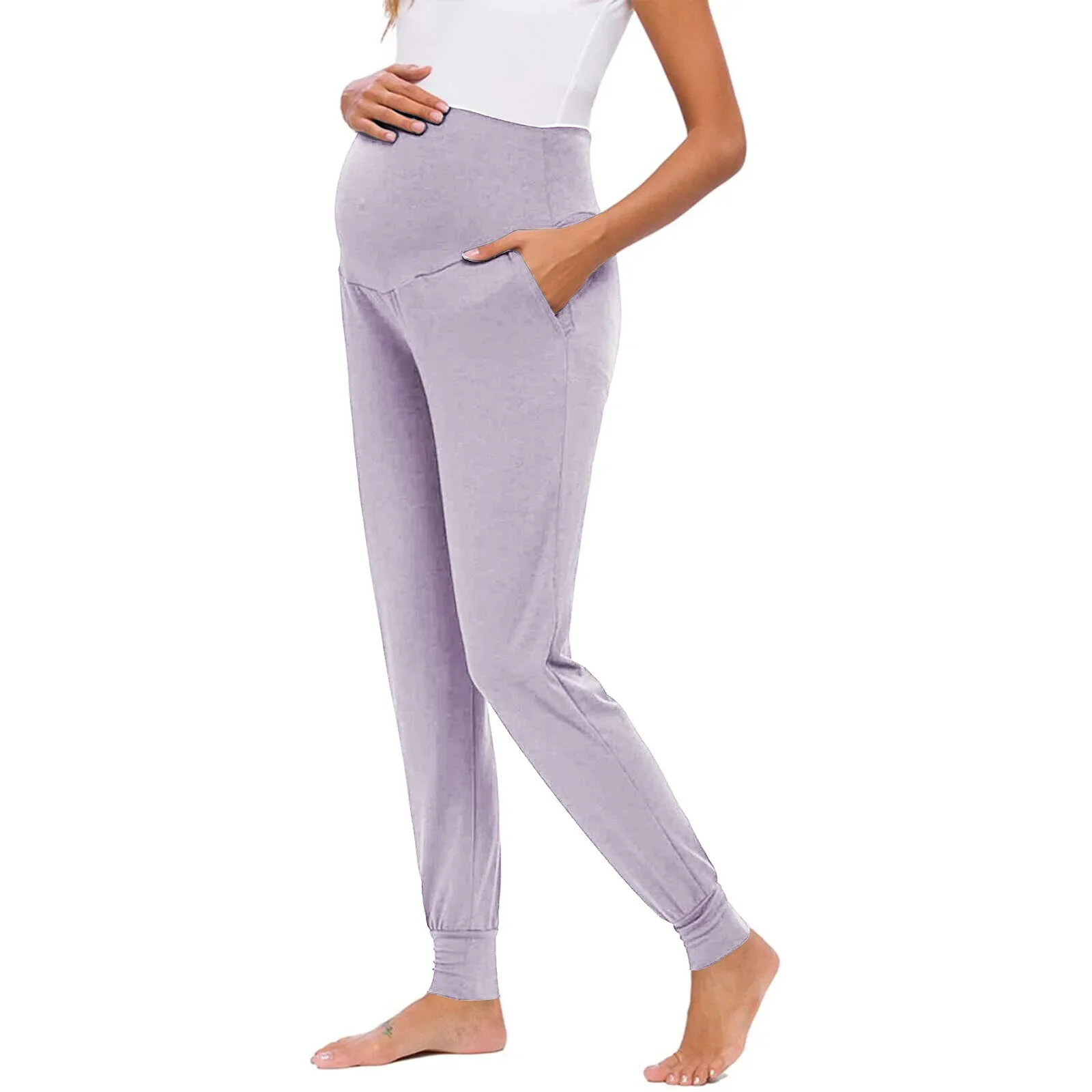 

Women's New Maternity Pants Yoga Sweatpants European and American Women's Clothing