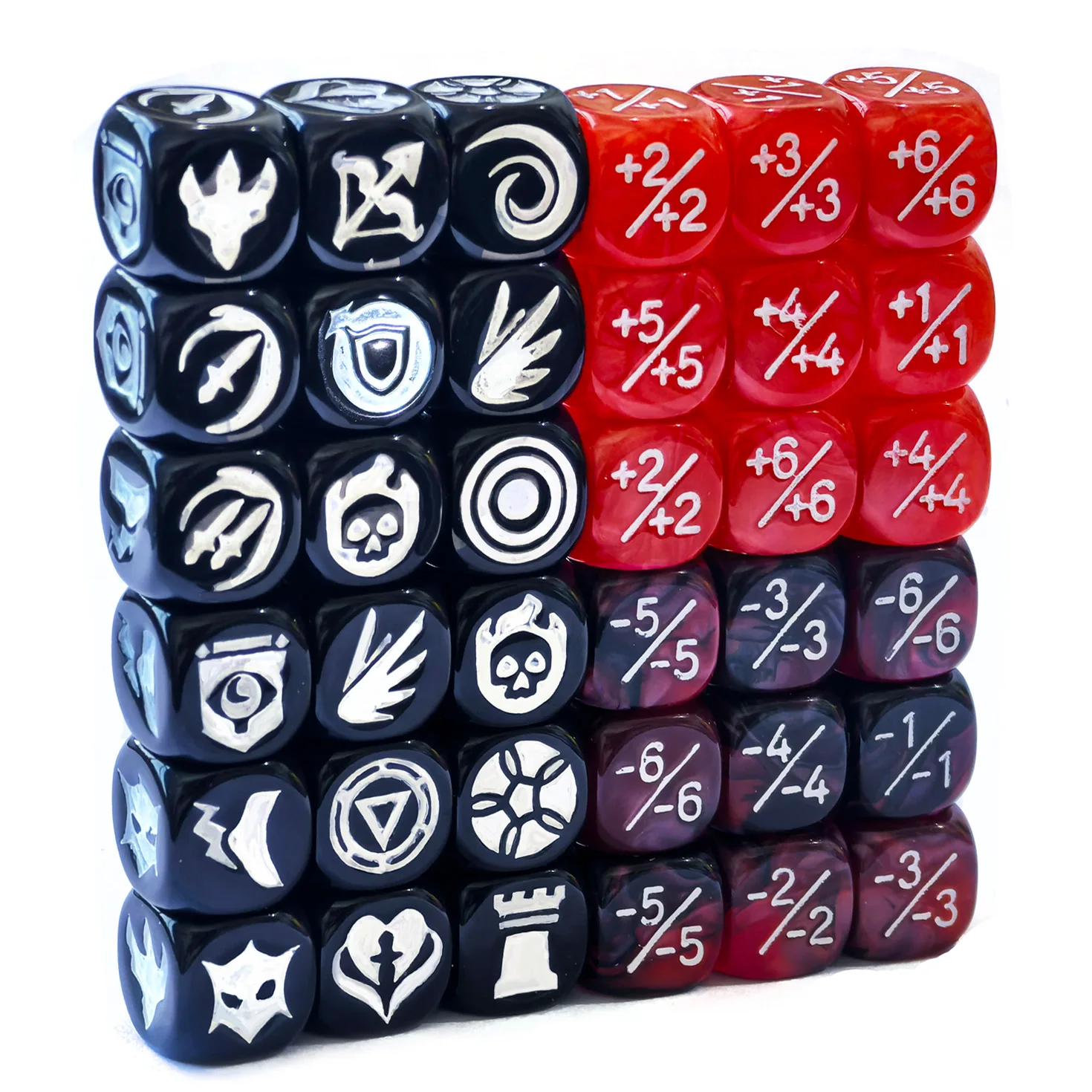 

36 шт., 12 мм, навыки, ключевые слова, счетчик кубиков, MTG, 1/ + 1 счетчик, статистика, набор кубиков для жетонов (разноцветные)