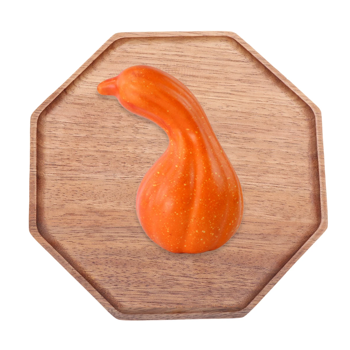 

Tray Octagonal Wooden Pallet Serving Plate Snack Cups and Plates Fruit Bread Coaster