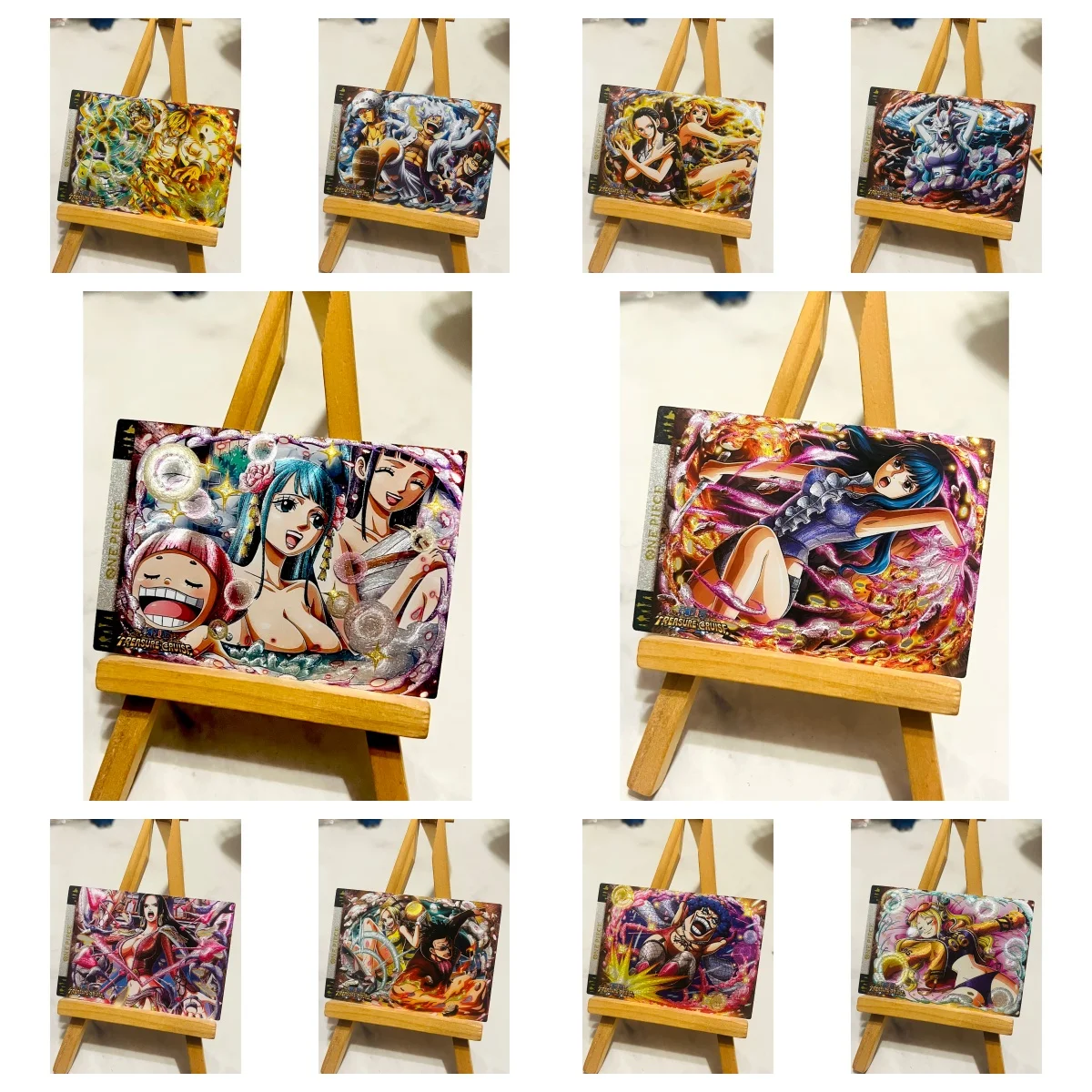 

Diy One Piece самодельные карты ослепительные легкие щелчки грубая игрушка аниме Opcg игрушка в подарок мультфильм обезьяна D Луффи