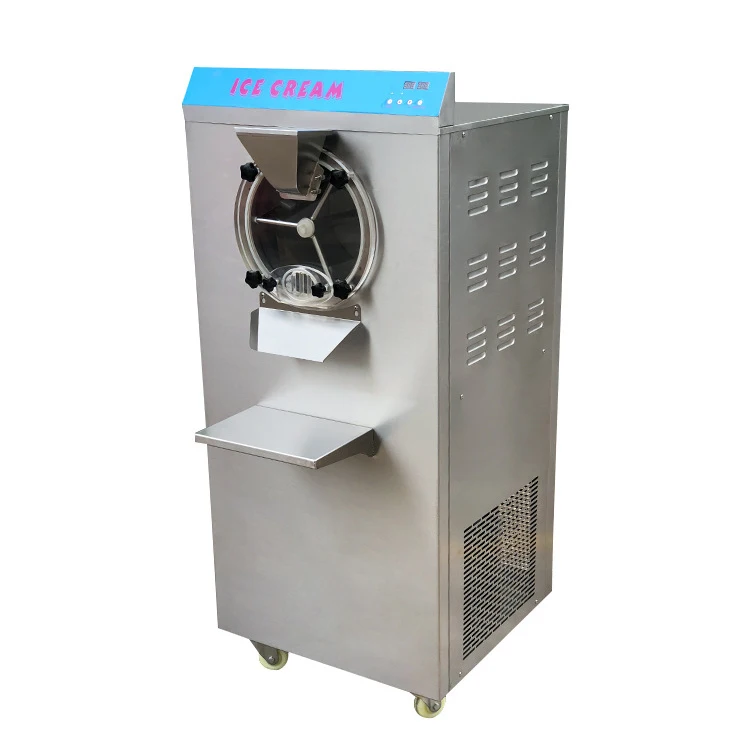 Manufacture Automatic Gelato Commercial Vertical Frozen Hard Ice Cream Batch Freezer Making Machine