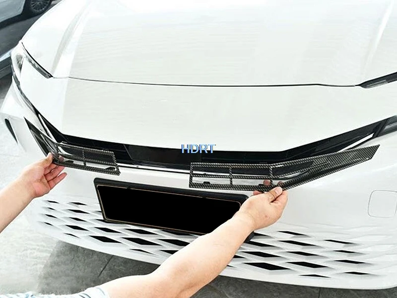 Accessories Exterior Sticker Car Styling Front Hood Grille Insert Anti Bug Net Insect Screen Mesh For Toyota Camry 9th 2024 +