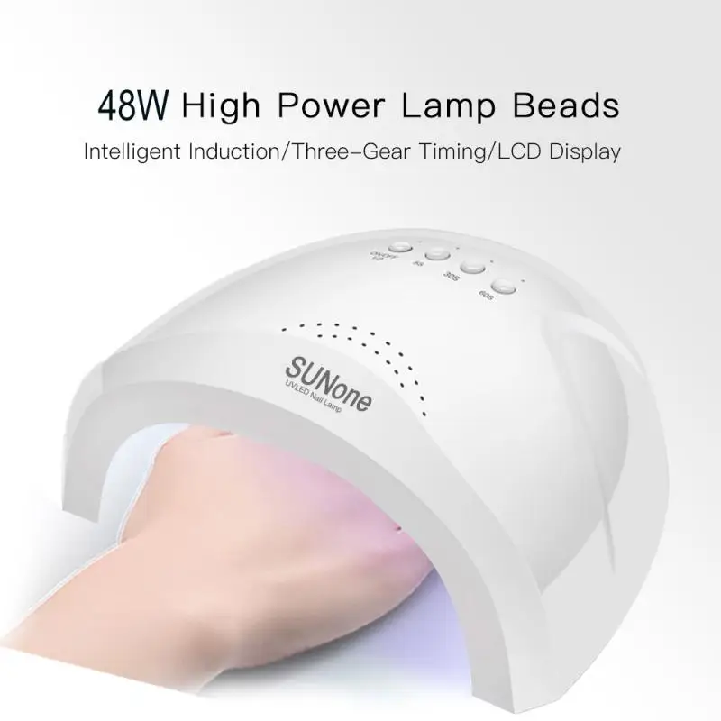 Inteligente 48w uv lâmpada led secador de unhas para todos os tipos de gel do prego 36 leds lâmpada para manicure luz solar detecção infravermelha ferramenta da arte do prego