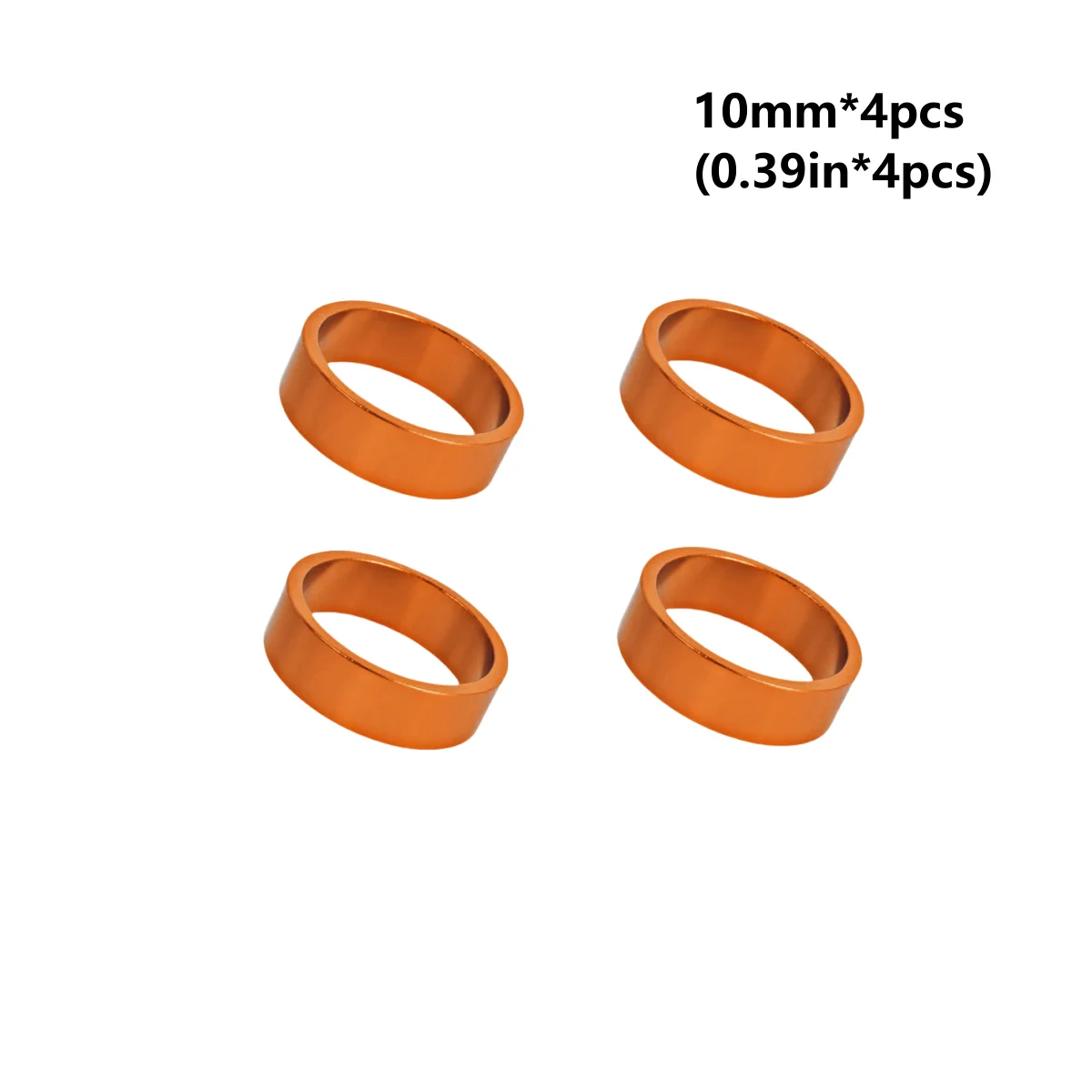 4PCS Kit Fahrrad Headset Spacer 5MM 10MM 15MM 20MM Fahrrad Lenker Vorbau Spacer 28,6 MM Aluminium Legierung Headset Vorbau Spacer Set – Detail 17