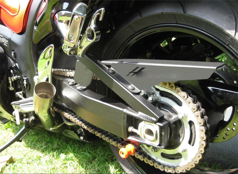 For SUZUKI GSX1300R HAYABUSA Motorcycle Accessories Chains Chainguard Cap Protector Chain Guard Cover GSX 1300R 1999-2022 2021