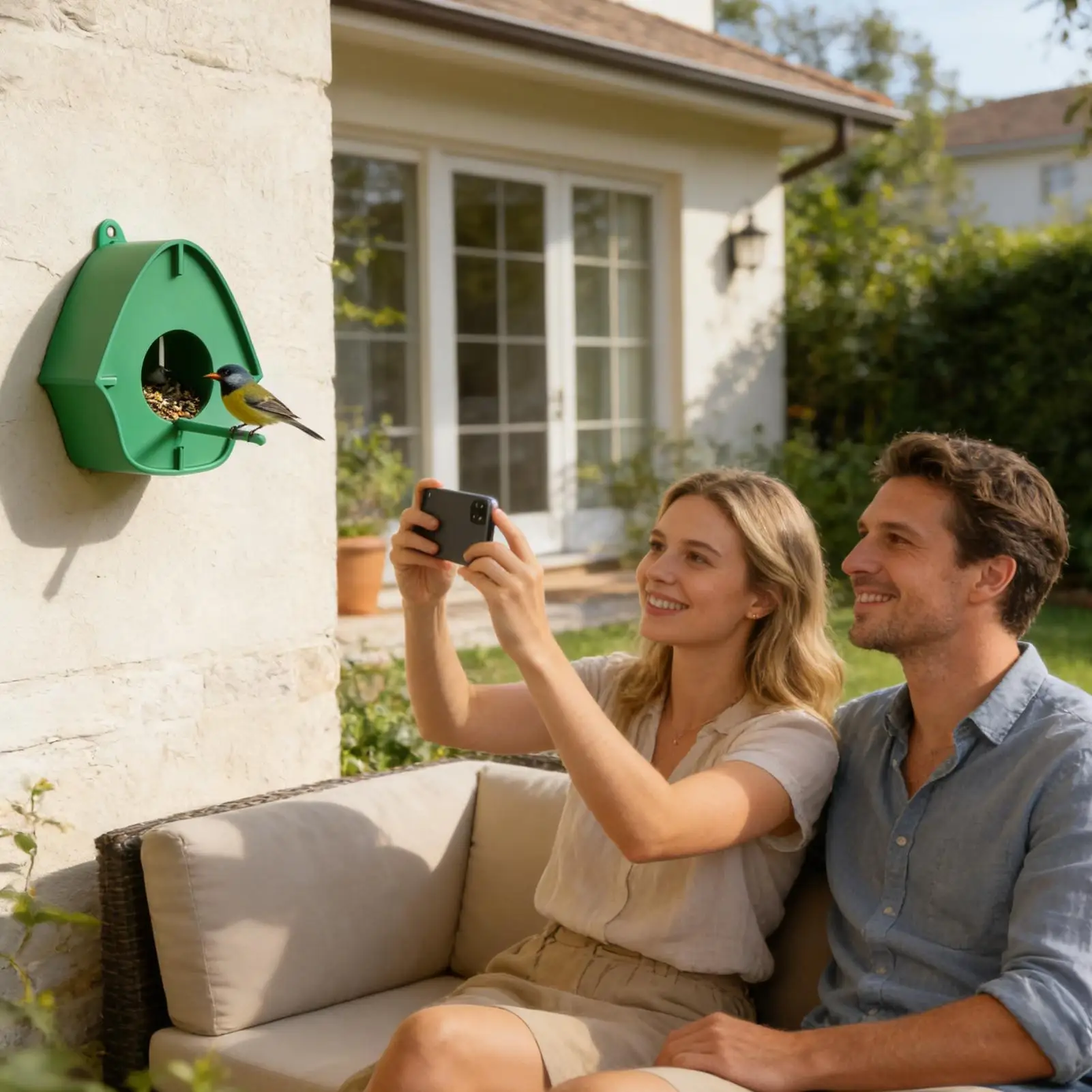 

Кормушки для птиц уличные подвесные с переплетением для сидения, кормушка для птиц для улицы, для ласточек, сороконожек, попугаев, для двора, балкона