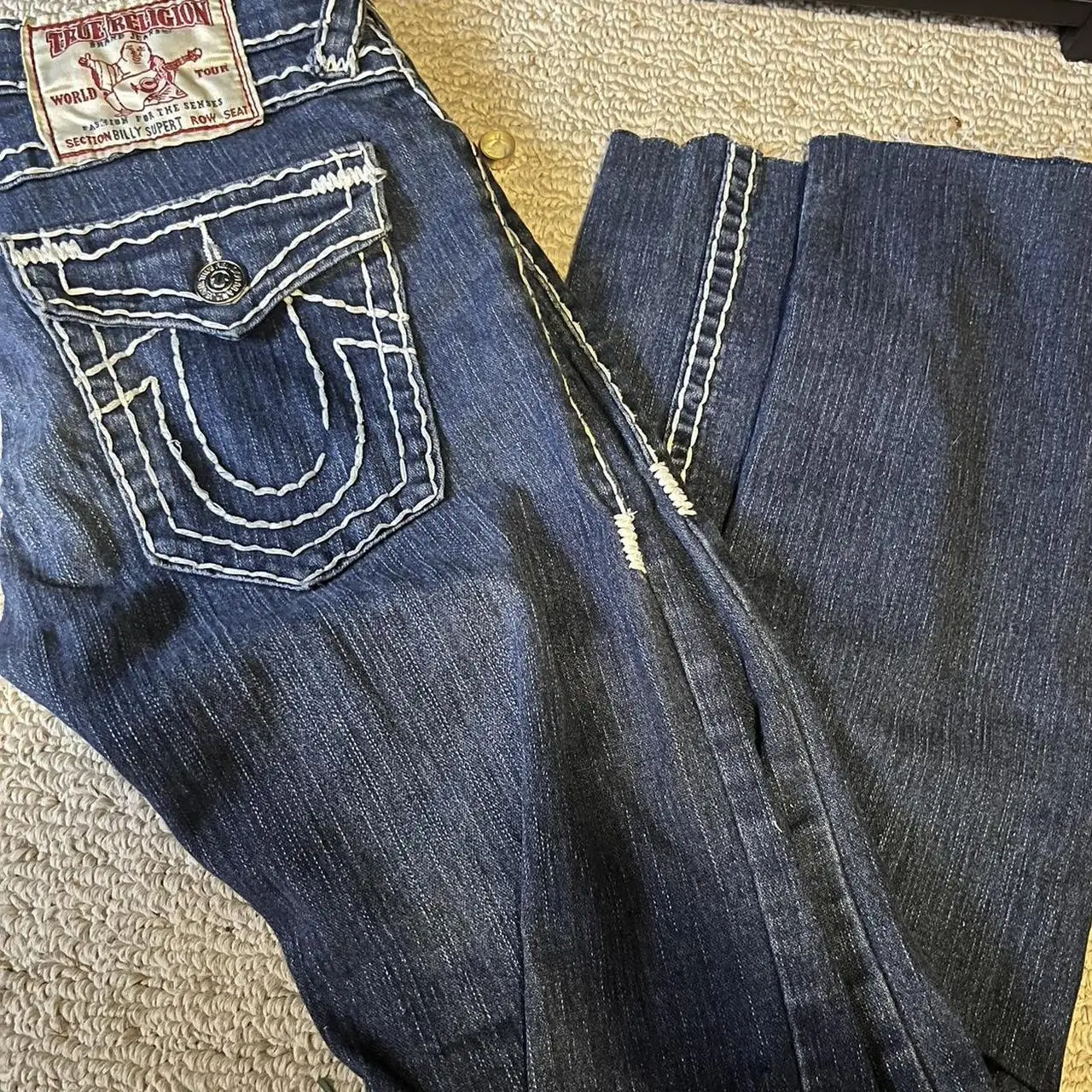 

Vintage Blue Buddha Embroidered Jeans Casual High Street Straight Wide Leg Jeans Harajuku Y2k Denim Pants 2000s Women Clothing