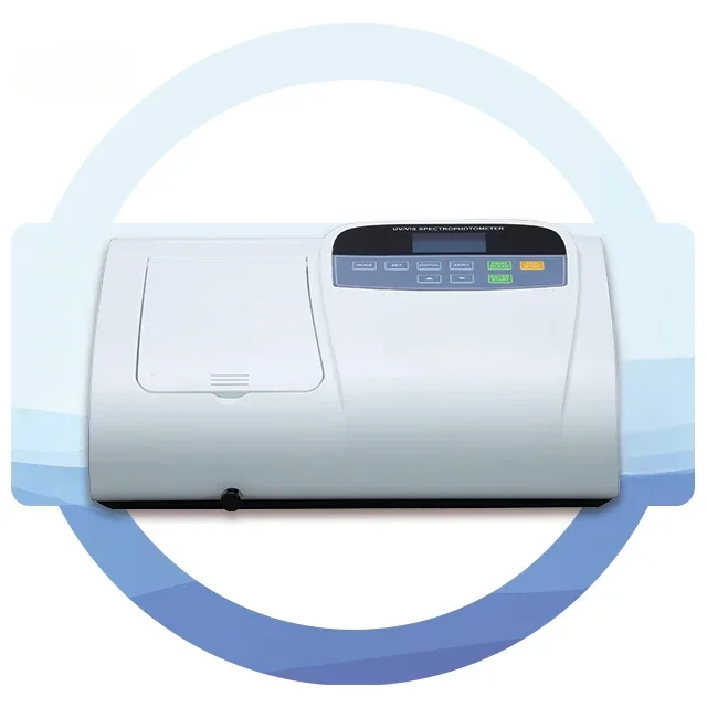 Single Beam Ultraviolet-Visible Spectrometers 2.5-inch LCD Uv Vis Spectrophotometer