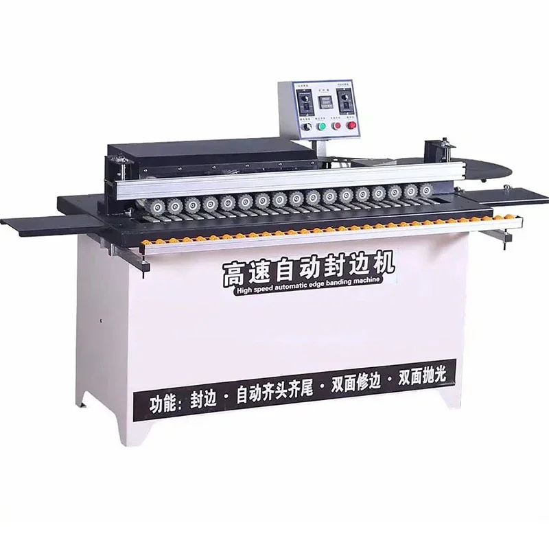 WF802 Automatic Gluing Wood Based Panels Machinery Edge Banding Trimming Machine For Sale