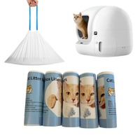 Use for Petkit Pure Max / X Self Cleaning Litter Box Thick Trash Bag Cat Litter Box Liners Arenero Para Gato Pet Accessories