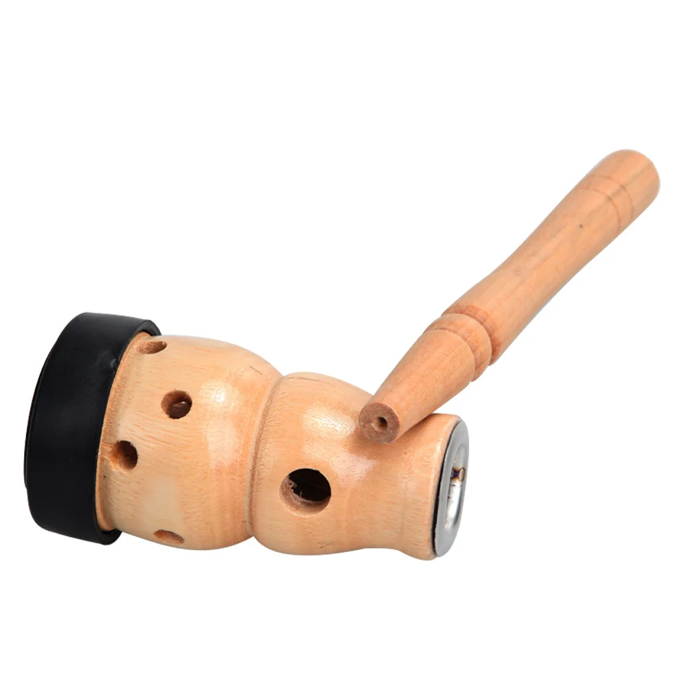 

Hand-Held Gourd Moxibustion Tool Wooden Moxa Burner Portable Mugwort Therapy Box Moxa Stick Holder Natural Wood Anti-Scald
