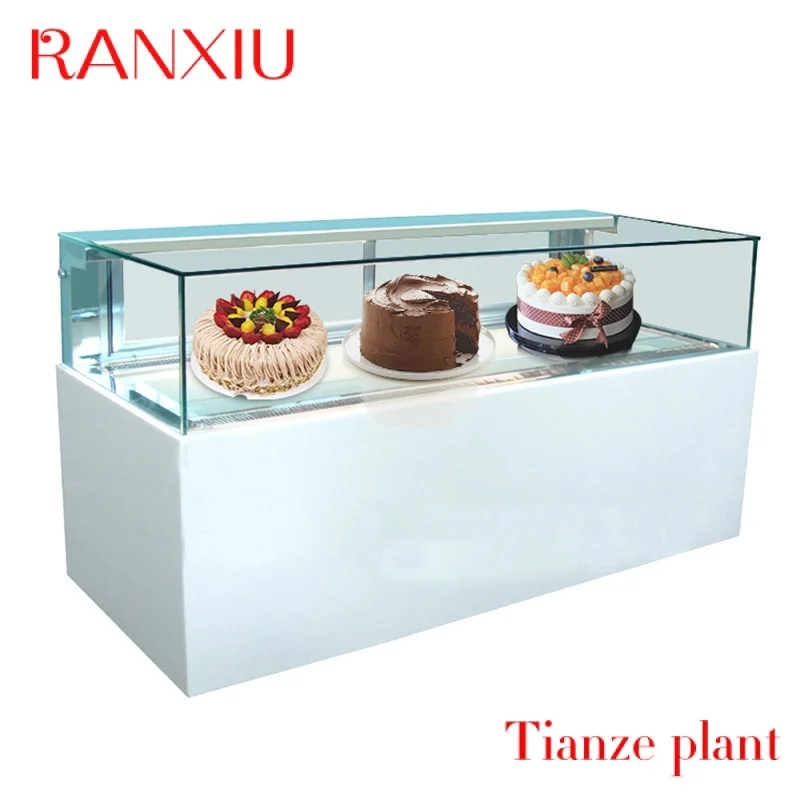 Customcustom cake display counter freezer cabinet showcase refrigerators