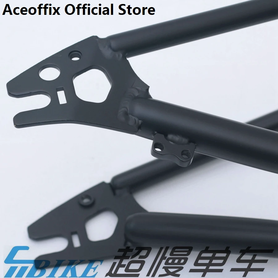 Aceoffix for Brompton p line frame Rear Triangle Frame Front Fork Bike Parts