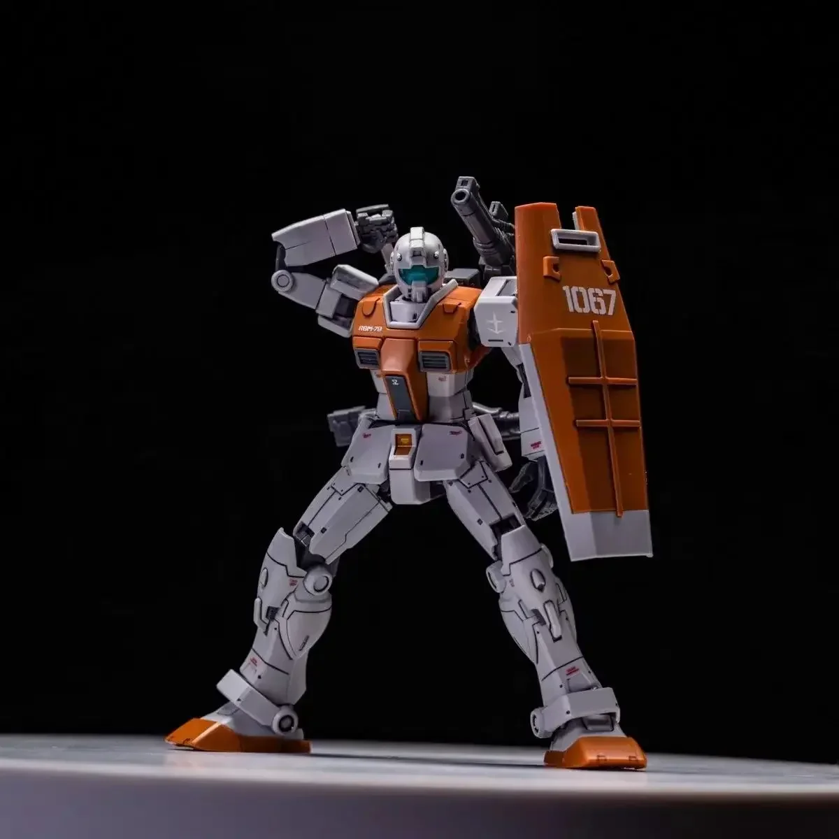 Assembled Model HG PB 1/144 RGM-79 Jim GM ジム Gto Mecha Model Toy Movable Doll Animation Hi-tech Moroccan Gift Collection