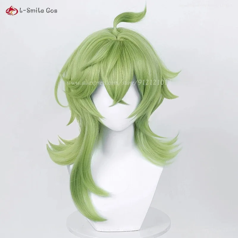 111 www لعبة Sumeru Collei تأثيري 55 سنتيمتر طويلة مقاومة للحرارة الشعر الاصطناعية هالوين حفلة أنيمي الباروكات + غطاء شعر مستعار