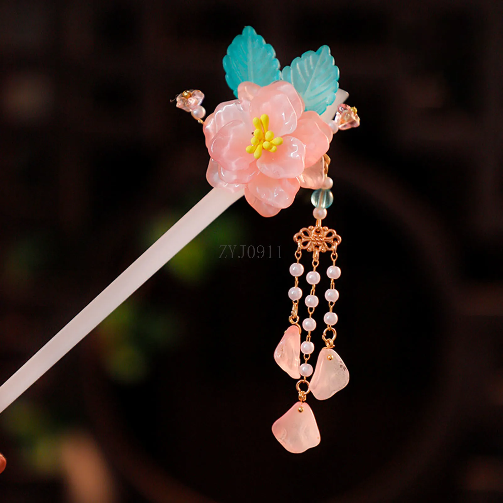 Épingle à cheveux à franges Hanfu chinois vintage pour femmes, coiffure, bijoux, accessoires