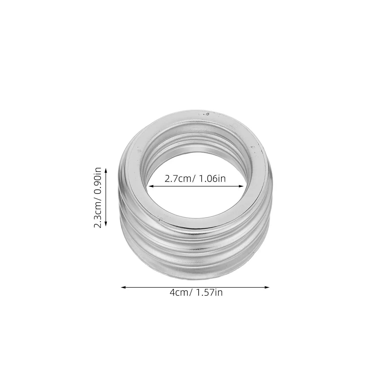 20Pcs E40 to E27 Lamp Holder Converter Socket Ring Stable Connection Quick Install Light Fixture Parts Light Adapter