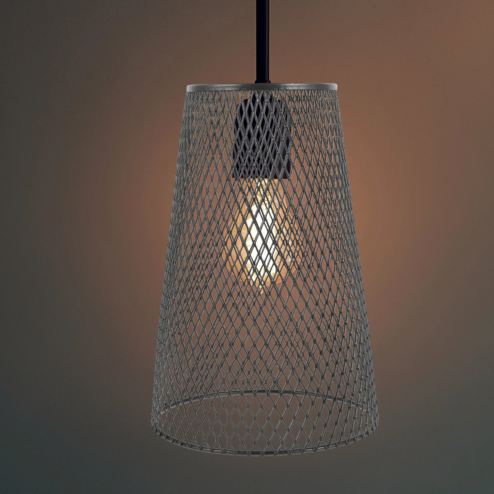 

Iron Wrought Lampshade 20x11cm Pendant Cover Mesh Guard Retro Style Home Bar Cafe Restaurant Decor Outdoor Lighting