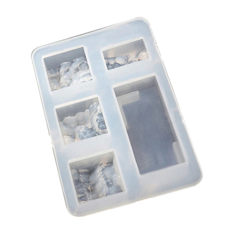 DIY Silicone Broken Stone Epoxy Mold for Making Silicone Made Living Room Craft Transparent Supplies Necessary Tool