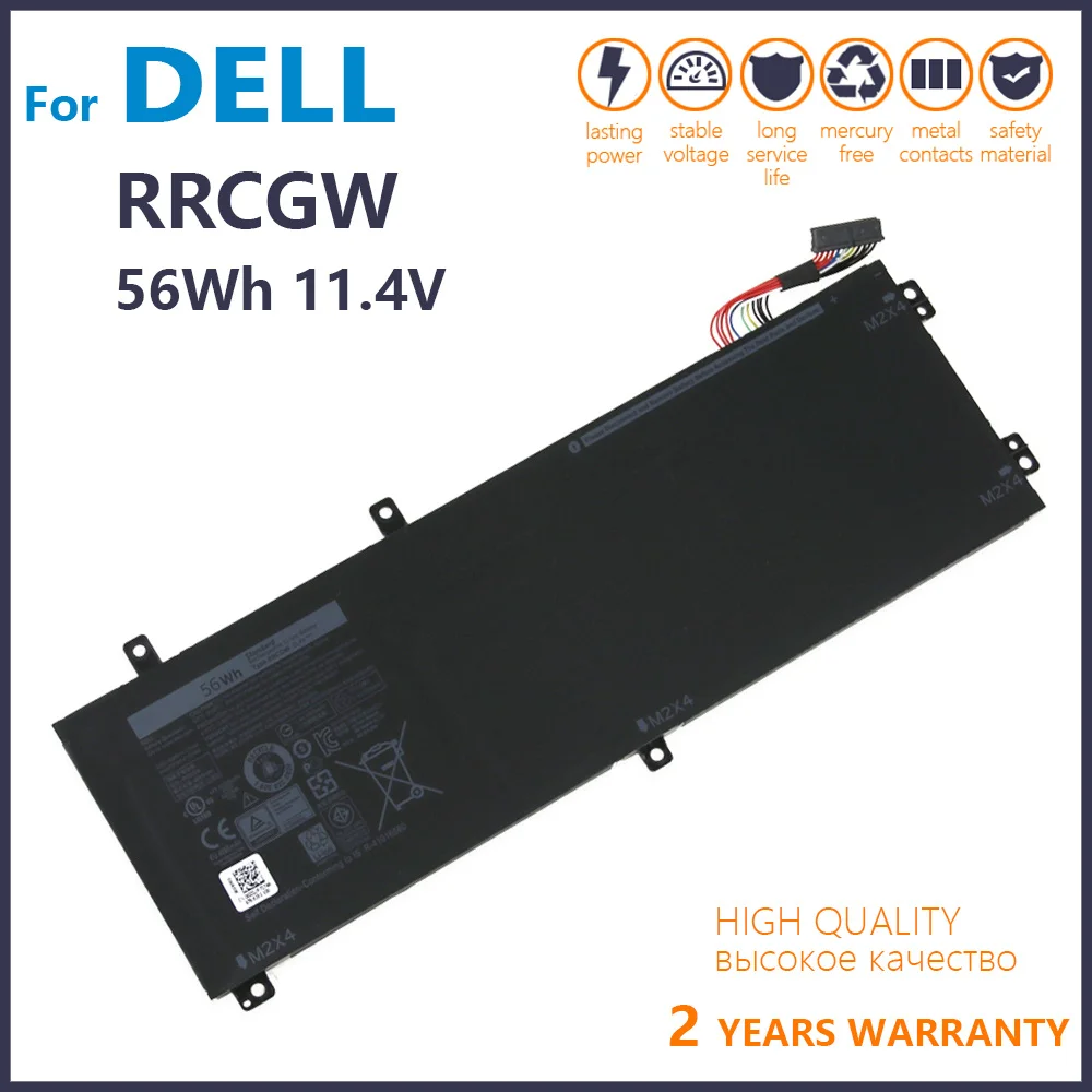 

GenuineNew 56Wh RRCGW Laptop Battery For Dell XPS 15 9550 Precision 5510 Series M7R96 62MJV 4GVGH Batteries