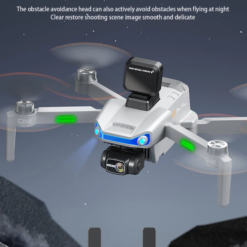 AE3 PRO Max NEW LCD SC GPS Drone 8K Dual Camera 5G Wifi FPV 3-Axis Gimbal Professional Obstacle Avoidance Quadcopter RC Dron To