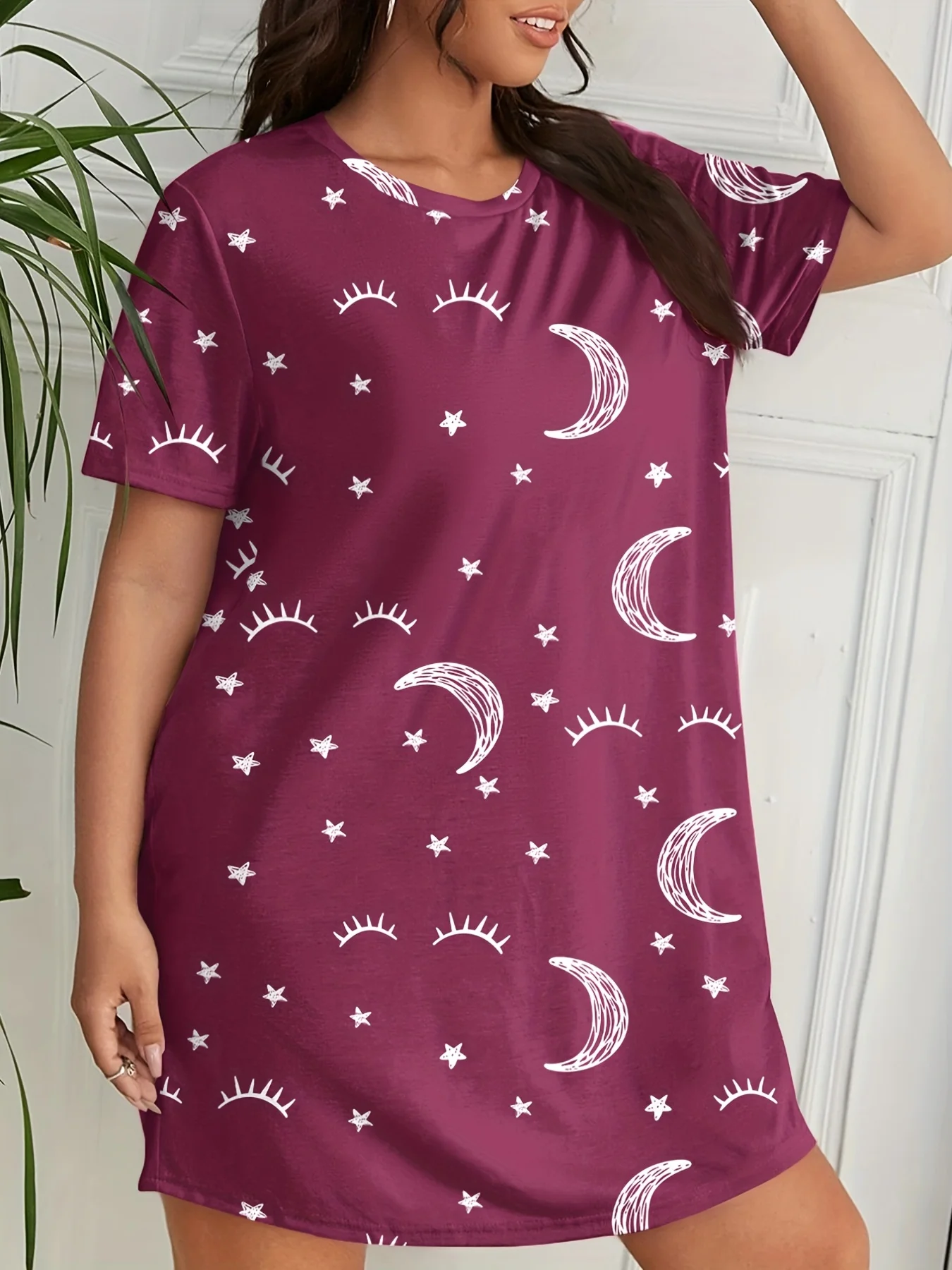 Plus Size Women\'s Home Sleeping Dresses Oversized Size Dresses Fashion Summer Dating Dresses Ice Silk Fashion Short Dresses