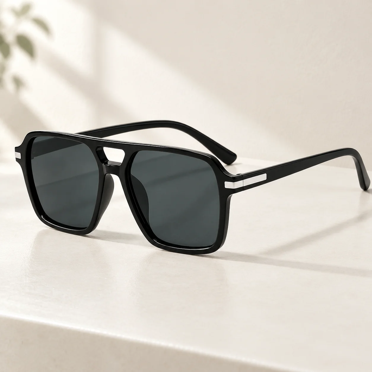 UV Delicate Sunglass UV400 Holiday Outdoor Sports Sun Glasses Double Bridge Square Multi Color Lens Women Men Sunglasses