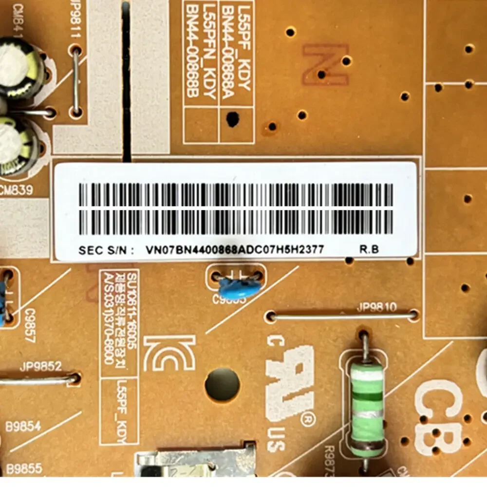 Power Supply Board BN44-00868A L55PF_KDY is for UN49K5100AFXZX UN49K5300AGXZD UE49K5102AKXBT UE49K5179SSXZG UE49K5100AKXZT TV