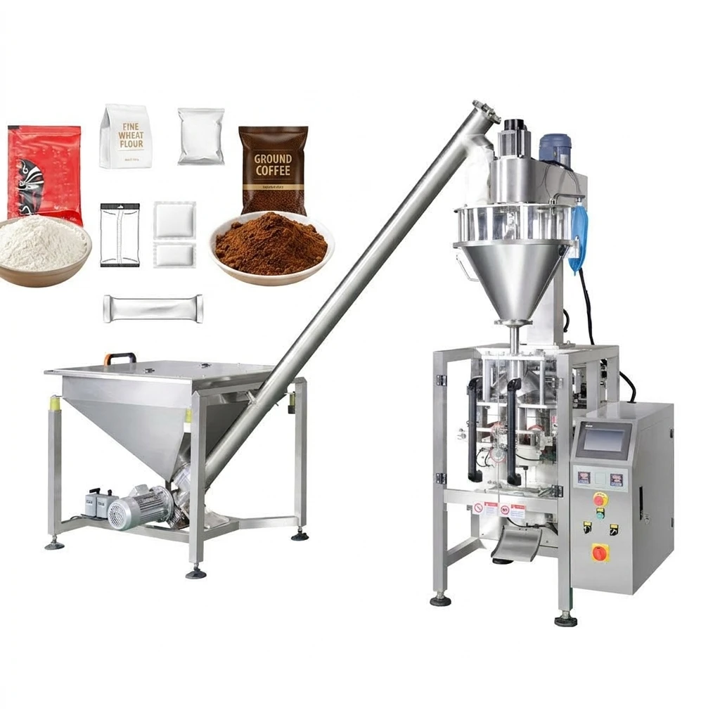 Fully Automatic Powder Packaging Machine Vertical Powder Filling Packing Machine for Food Chemical