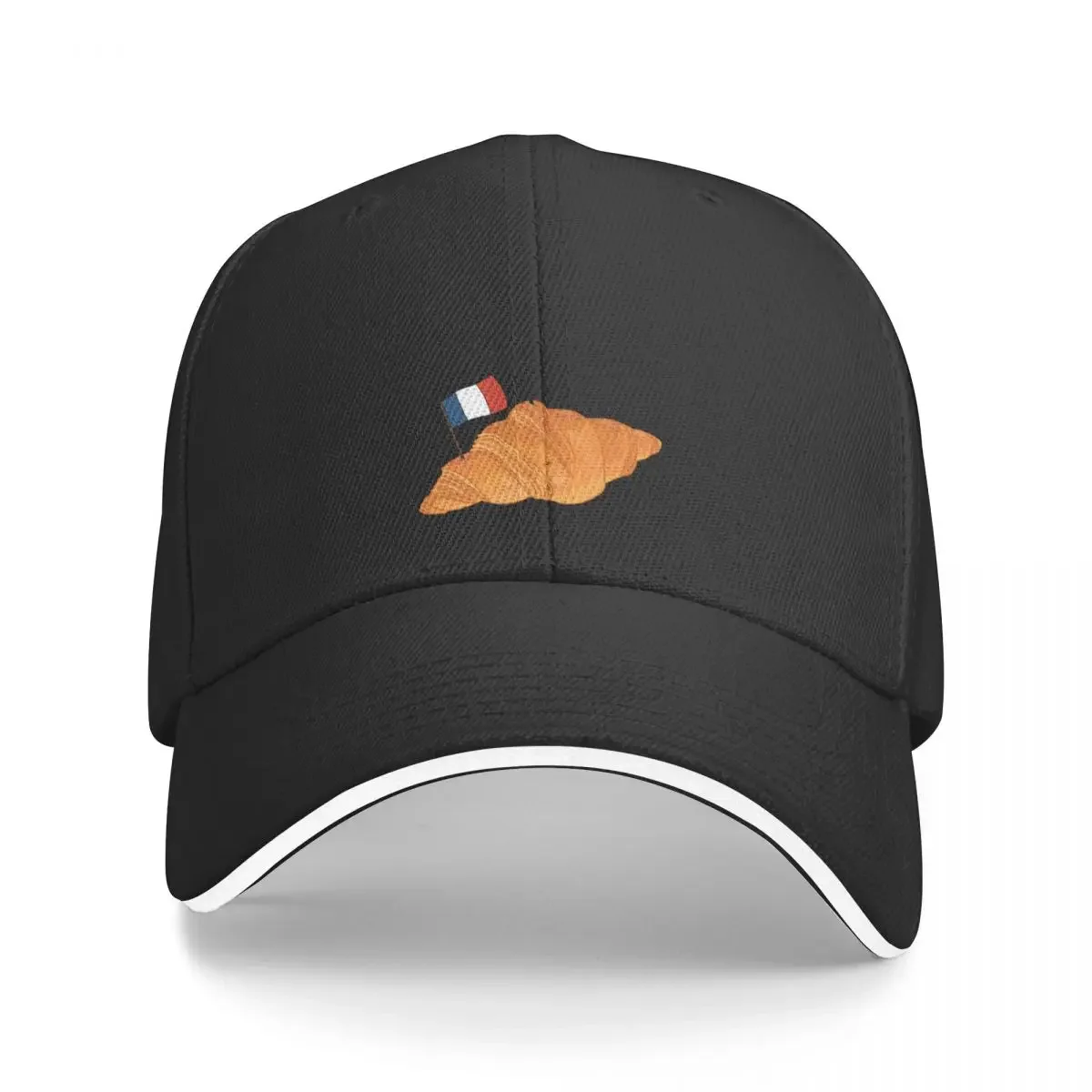 Un Croissant Sil Vous Plait - Funny French Food Baseball Cap Luxury Cap Luxury Man Hat Vintage hiking hat Girl'S Hats Men's