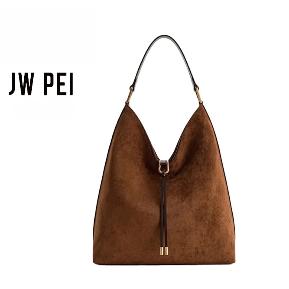 

JW PEI Женская сумка-тоут Aria Hobo большой емкости Lazy Feel на одно плечо, подмышки