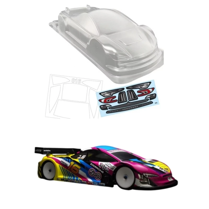 Zoo Racing Goat 1/10 Touring Car Body for Rc Drift Car Kyosho Tamiya 3R Racing Chassis Diy Spare Parts