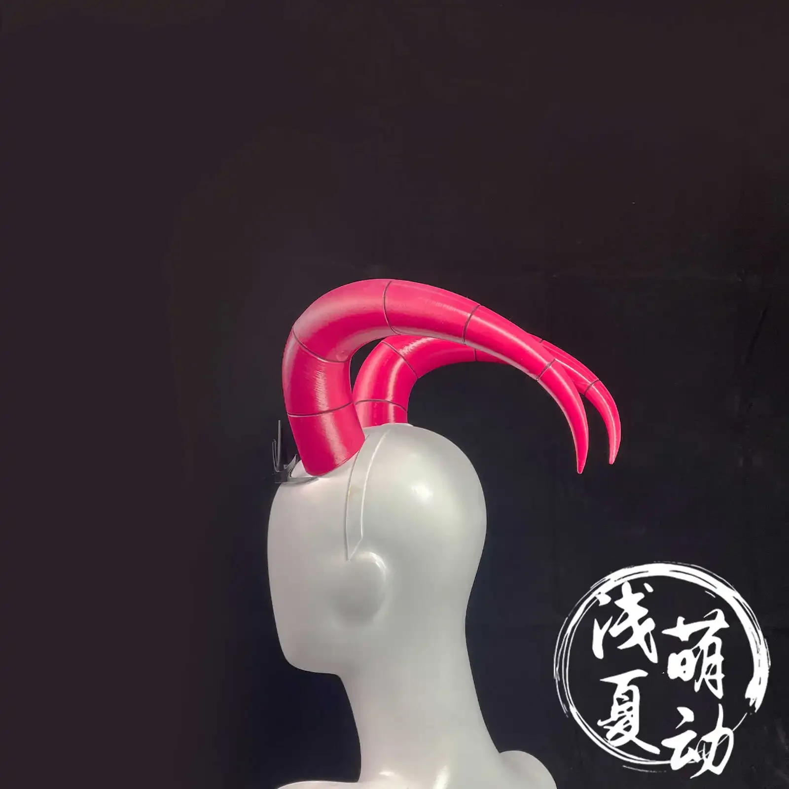 Lillth Morningstar  Horns Prop Hazbin Hotel  Crown Headwear Cosplay Accessories Christmas Party Props for Comic Show