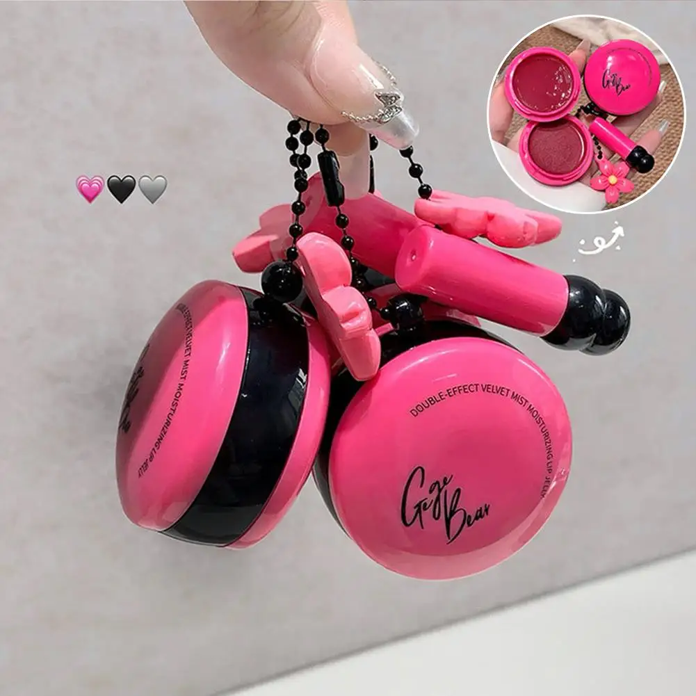 더블 이펙트 립밤 매트 & 글로시 펜던트 립 글레이즈 더블 레이어 젤리 립 글레이즈 하이드레이팅 모이스처 레이어링에 완벽한 R8K6