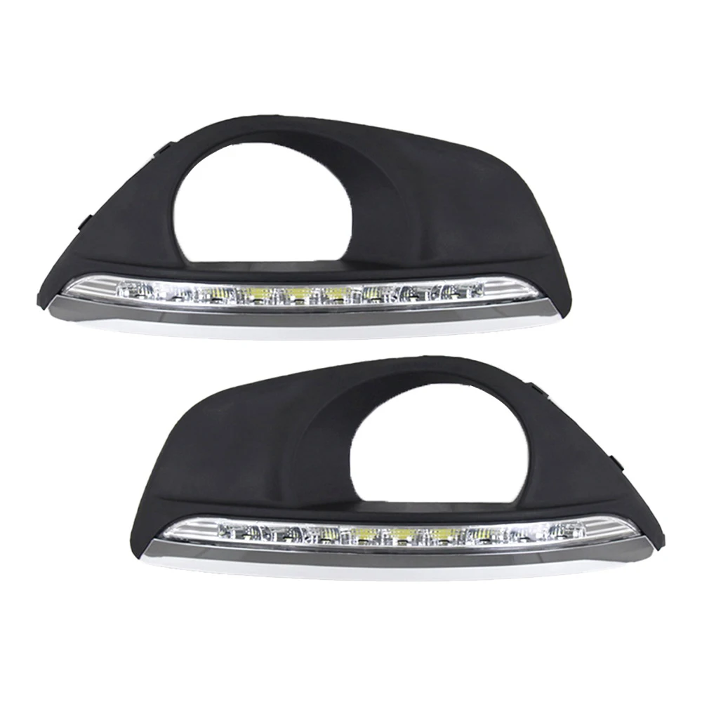 

Car Daytime Running Light Suitable for Hyundai Santa Fe 2010-2012 DRL LED Daylight Fog Lamp