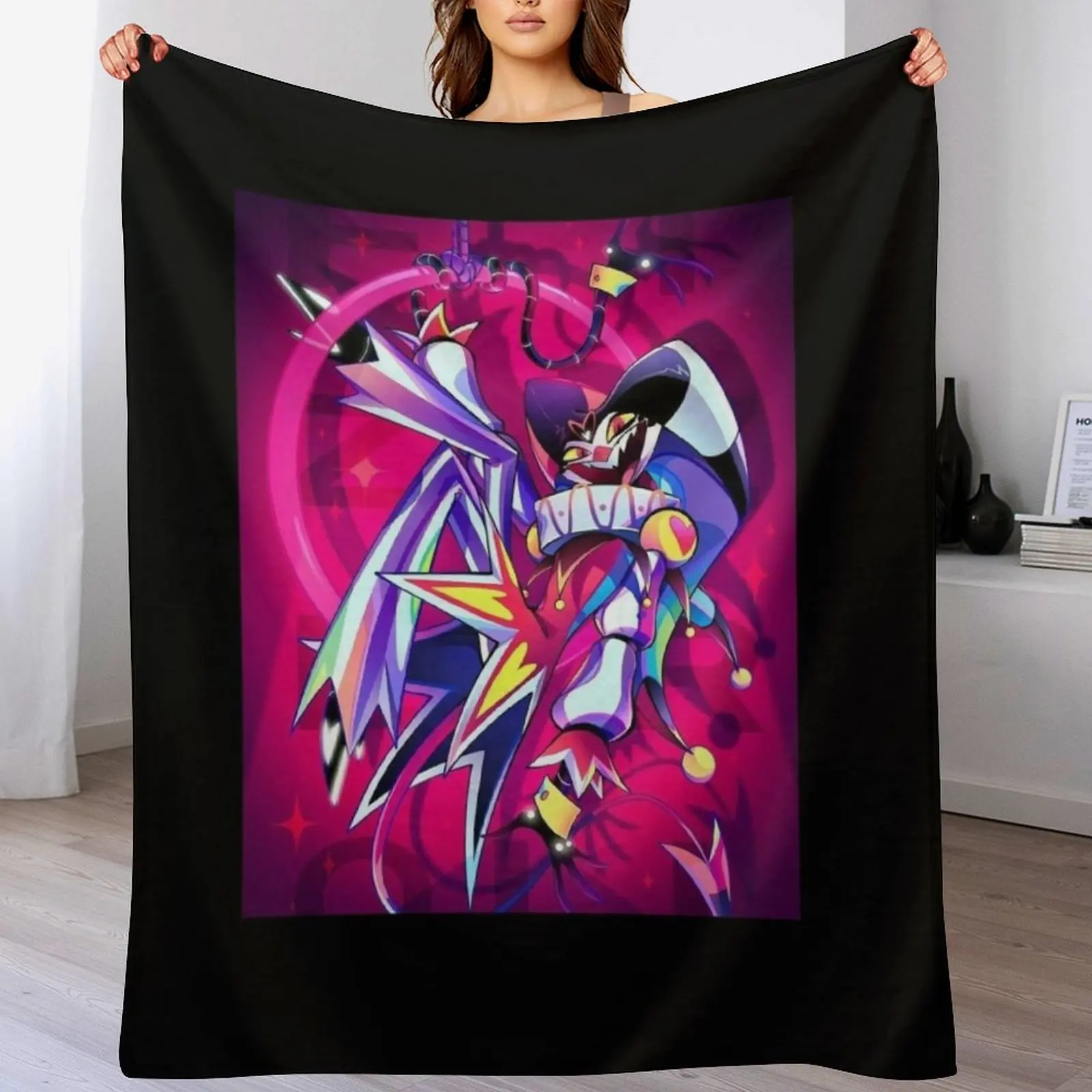Helluva Boss - Fizzarolli Throw Blanket Durable Warm Blanket for Daily Home Use