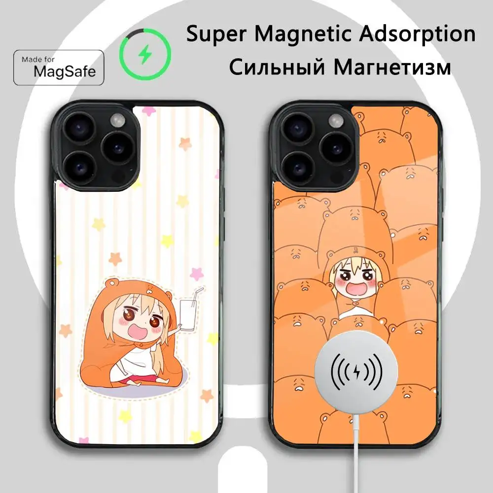 

Cute U-Umaru-chan Phone Case For iPhone 16 15 14 13 12 11 Plus,Pro,Max Mini Magsafe Magnetic Wireless Charging