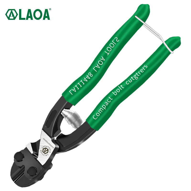 LAOA 8 Inch Bolt Cutter Heavy Duty Professional Cutting Pliers Hardened Steel Wire Rope Iron Copper Wire Tool Made in Taiwan