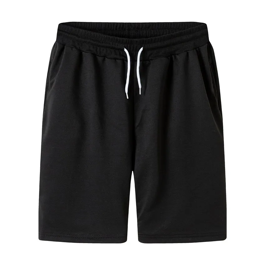 Men\'s Cotton Shorts Solid Color Casual Shorts Loose Beach Shorts Camisa Masculina Shorts Streetwear Trendy Pantalones Cortos