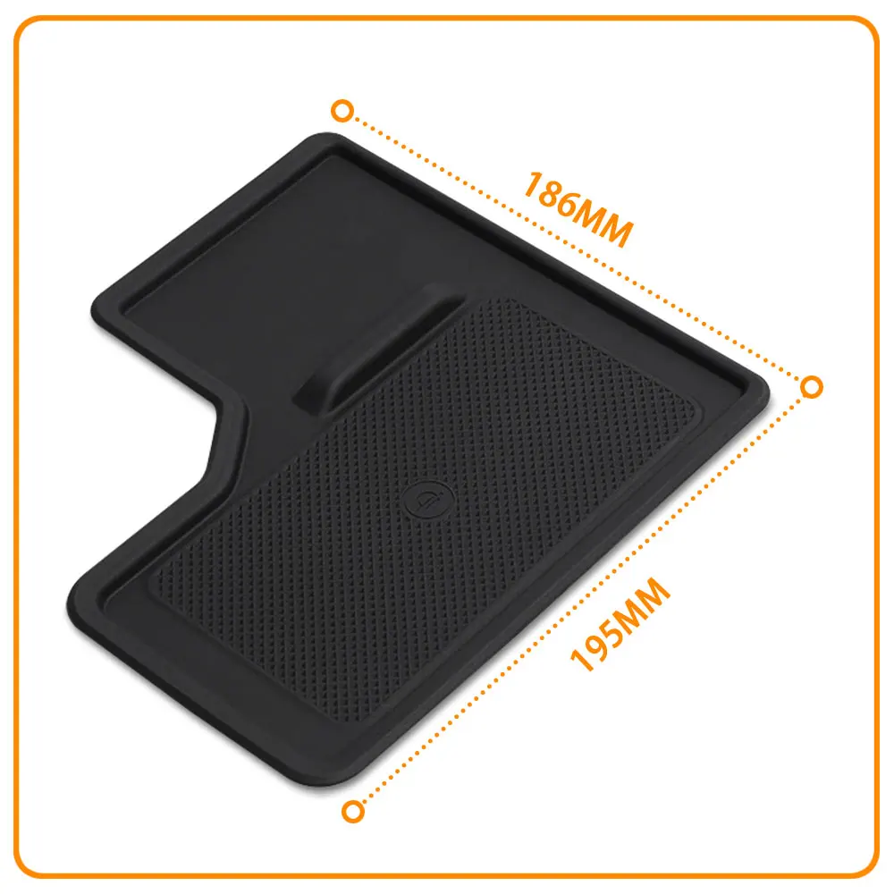 Dream Car Waterproof Non-slip Center Console Liner Wireless Charging Mat For  Prado LC250 2024 Anti-Slip Silicone Pad Acce