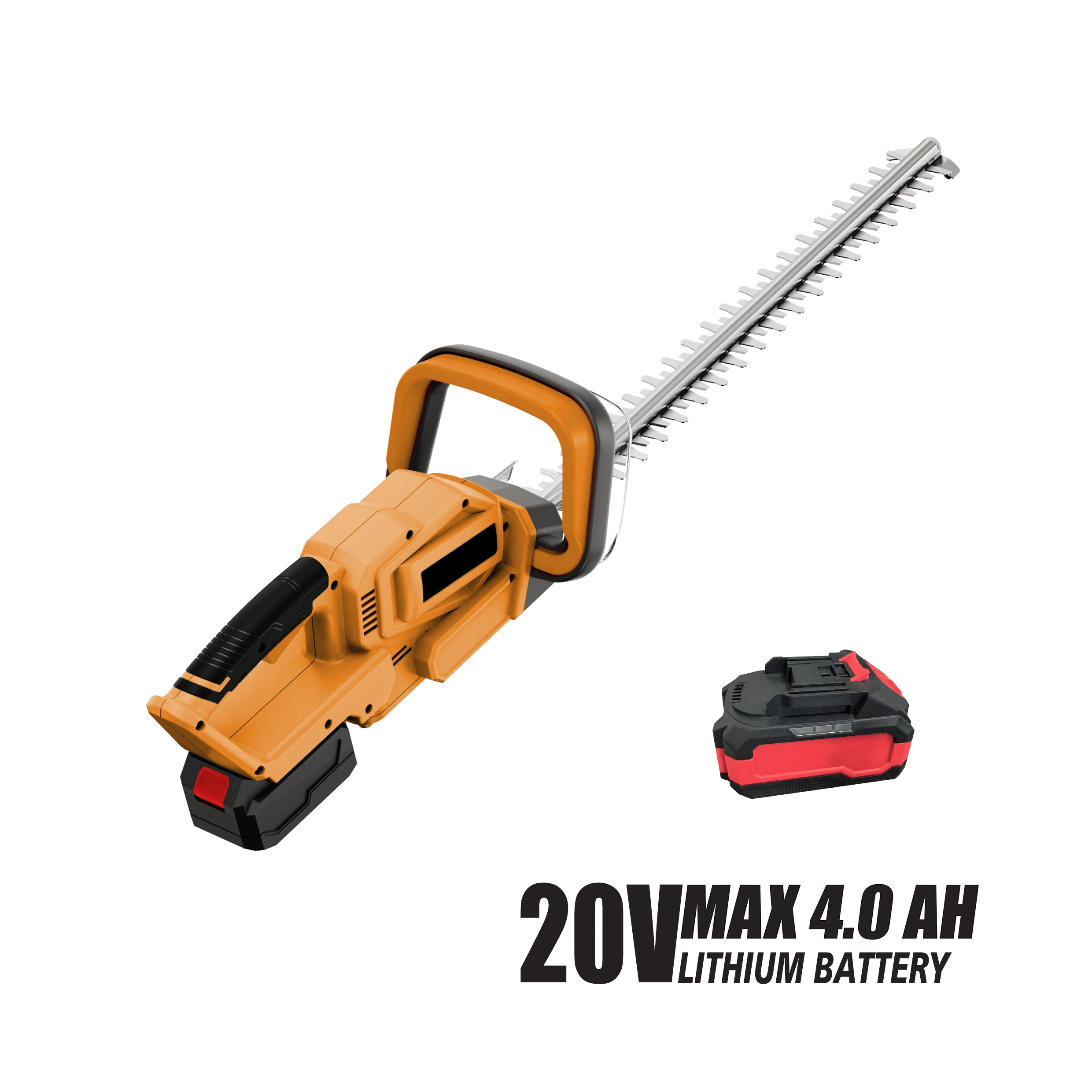 

Customized Cordless Electric Hedge Trimmer 20V Brush Motor Hedge Shears With 22 Inch Dual-Action Blade