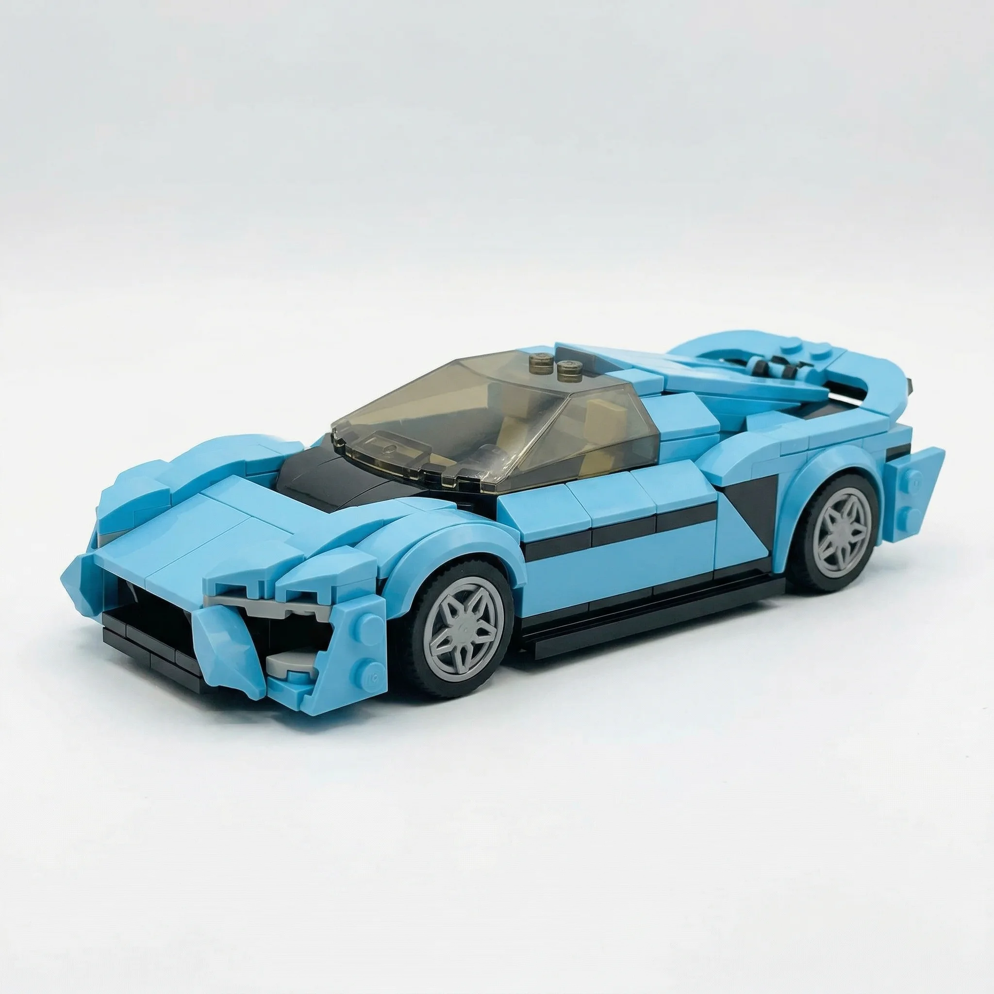 

Конструктор PolaDeer 324 детали MOC DIY: Спортивный автомобиль Nio EP9 (8 шипов), модель для сборки, игрушка для начинающих, гоночная модель, кирпичики, подарок на праздник