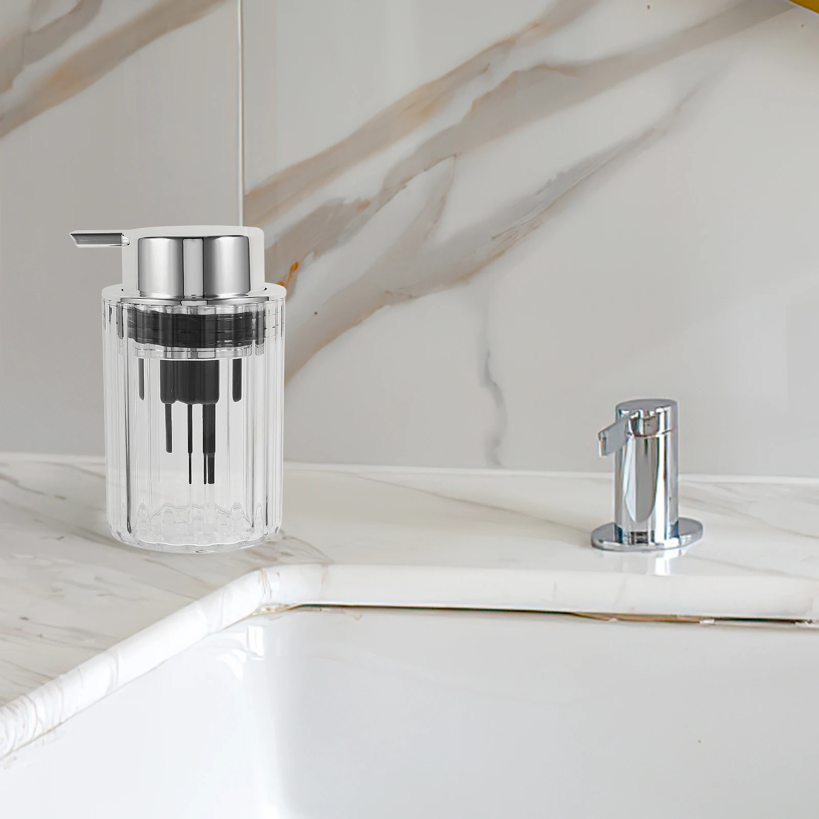 

Facial Cleanser Foam Bottle Portable Face Bubble Maker Bottle 300Ml Washing Face Foam Pump Dispenser Facial Cleanser Foams Cup