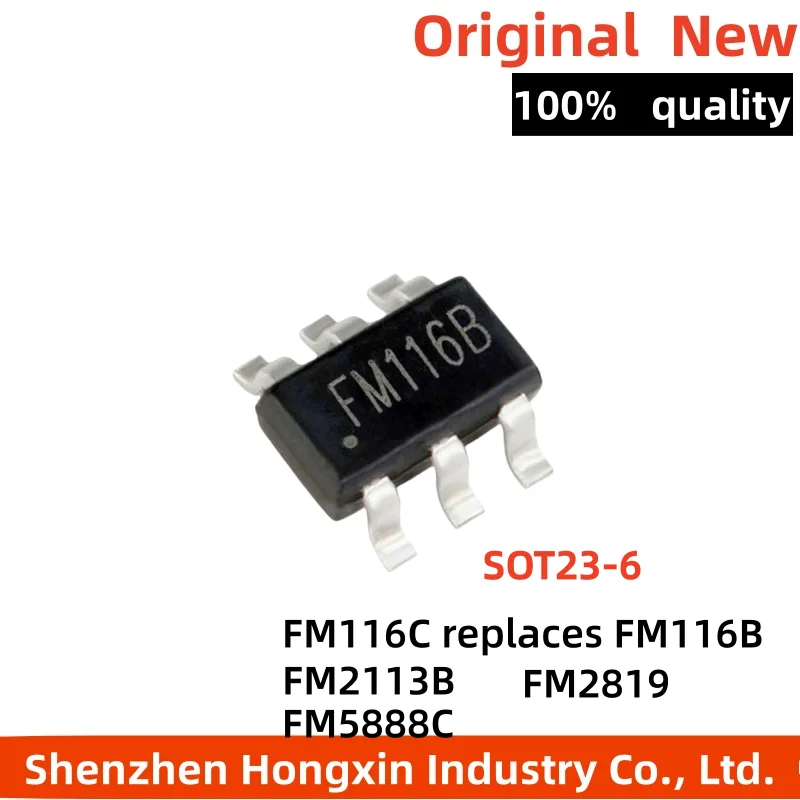10 pieces of FM116B 116C 2113B 2819 5888C SMT SOT23-6 package DC tail motor servo motor drive chip