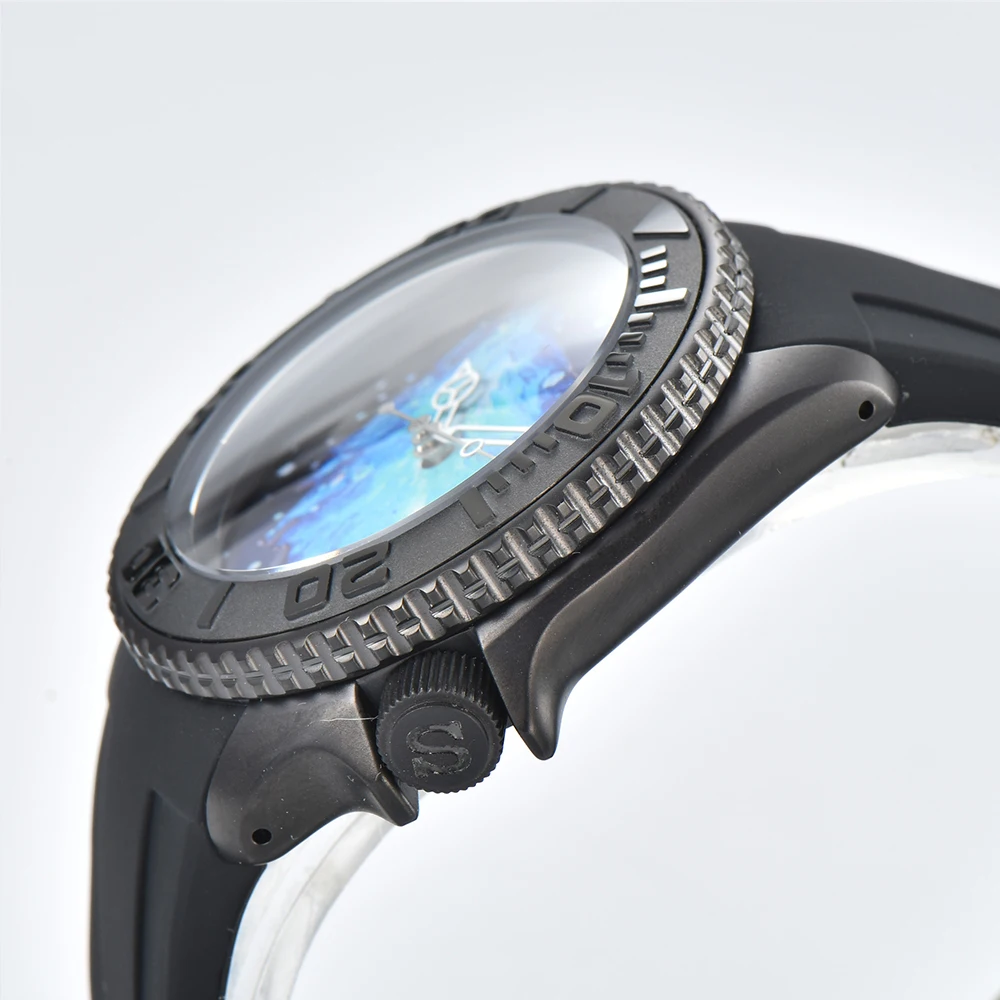 Oumashi 41mm Men's Watch 007 Watch New Men's Luxury Automatic NH35 Watch Movement Stainless Steel Waterproof Watch For Men