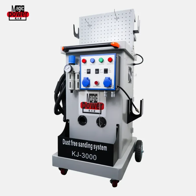 Dust Free Vehicle Dry Sanding Spray Booth Car Body Paint Collector Sander Karjoys Automotive Repair 4500W 220V - view 2