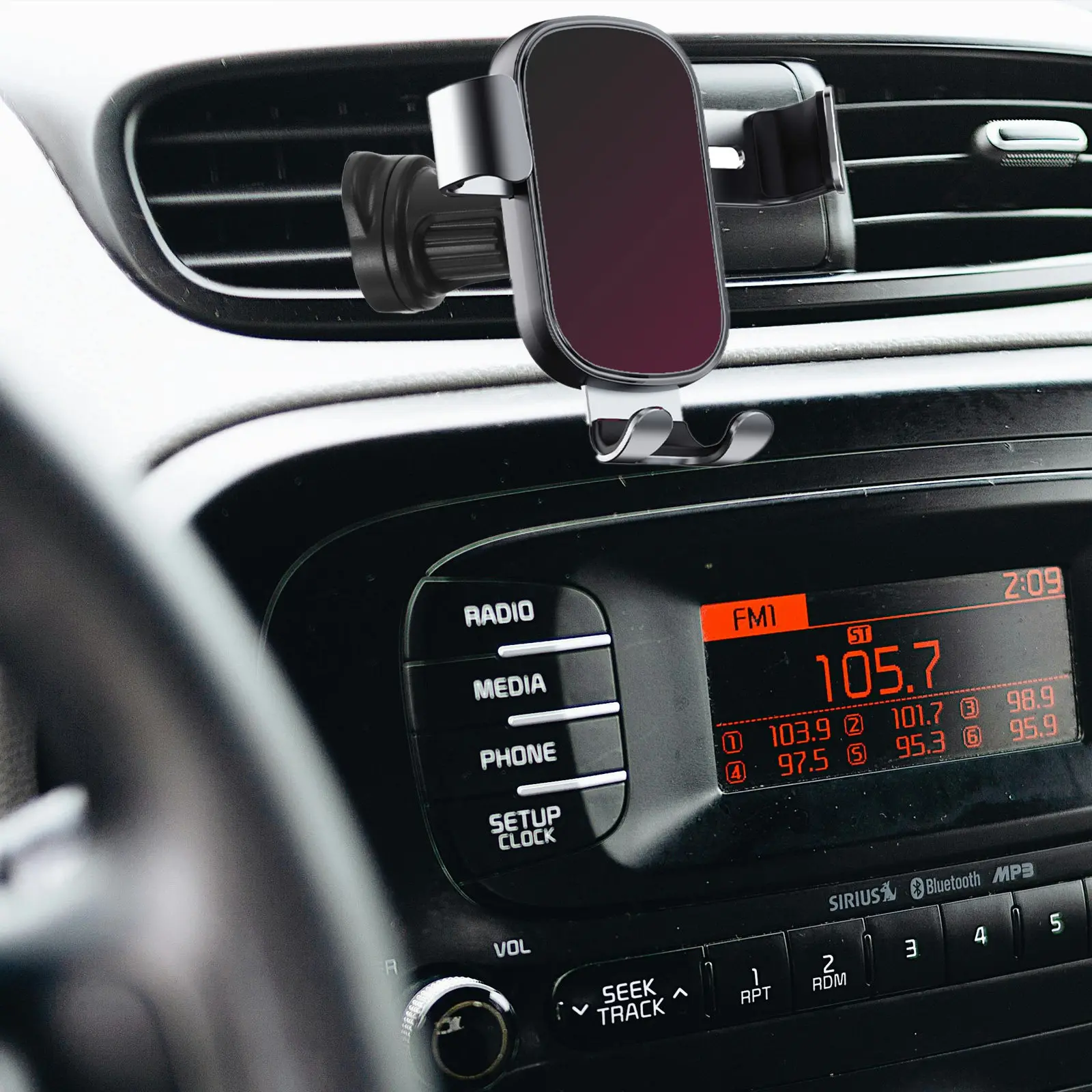 

Car Phone Mount Air Vent Base Universal Ball clip Mobile Holder Car Vent Phone Holder Base 360 Degree Adjustable